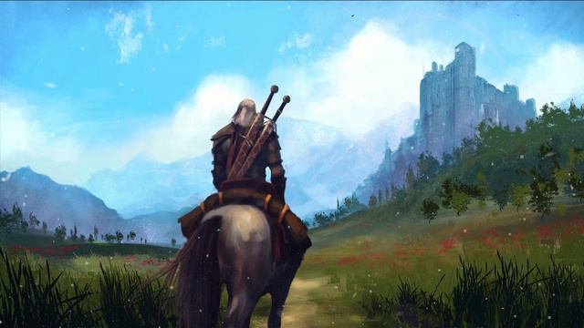 ROAD TO KAER MORHEN | The Witcher Music & Nature Ambience | ASMR смотреть онлайн