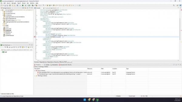 Solución (FIX): Java - Maven: [Warning] Overriding managed version X.X.X for XXXX