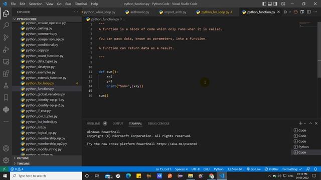 Python Function Declaration #python #lingarajtechhub смотреть онлайн