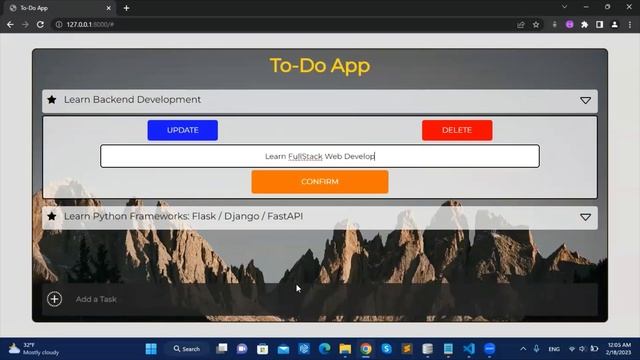 To-Do list with Flask / Django / FastAPI смотреть онлайн