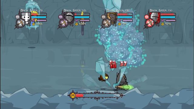 Castle Crashers Insane mode 4 players 1 controller Part 7 смотреть онлайн