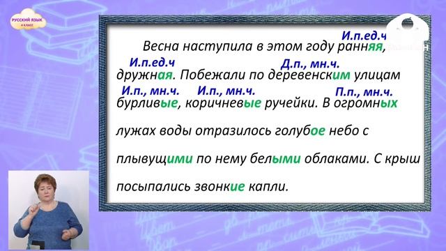 4 класс. РУССКИЙ ЯЗЫК: Дательный и творительный падежи имён пр.х в форме мн. ч / ТЕЛЕУРОК / 06.04.2 смотреть онлайн