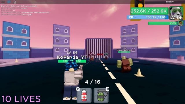 АТАКА ЗОМБИ в РОБЛОКС ? НОВОЕ ЗОМБИ ВЫЖИВАНИЕ ? Roblox Zombie Strike смотреть онлайн
