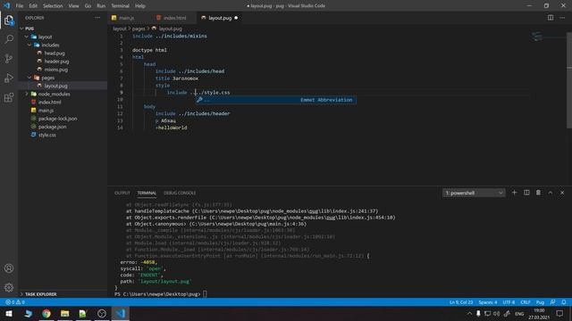 PHP ОТ МИРА JAVASCRIPT! Pug. Полный курс. Часть 2 смотреть онлайн