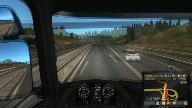 ETS 2 - нагло подрезают смотреть онлайн