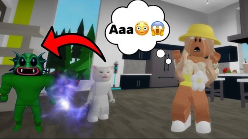 ПРИЮТИЛА КОТА 🐱 НО ОН ОКАЗАЛСЯ МОНСТРОМ 🤯😱 В БРУКХЕЙВЕН РП🏡 Roblox смотреть онлайн