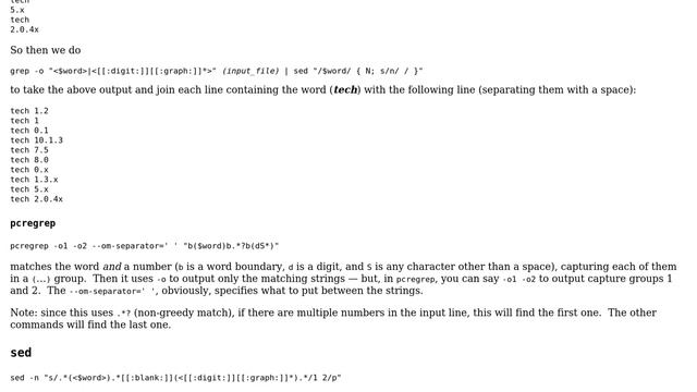 Unix & Linux: How to extract multiple pattern from each line with sed, awk, or grep? смотреть онлайн