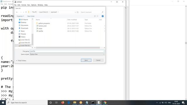 22.Python JSON files Part3|Manohar Papasani|manoharpapasani.com смотреть онлайн