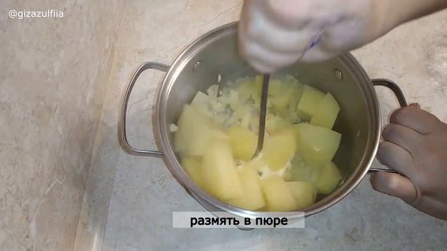 Картофельная запеканка с фаршем БЕЗ СЫРА. смотреть онлайн