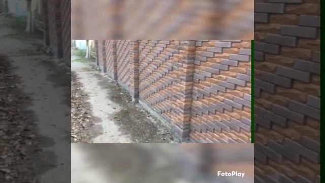 Забор из кирпича Лего цвет коричневый и оранжевый,фактура скала ложок и угловой ! смотреть онлайн