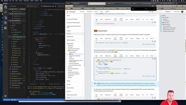 VueJS | Lvl 5 31 Adding to firestore collection смотреть онлайн