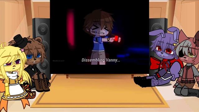 Fnaf 1 React To Security Breach|credits In Video|gacha Club|fnaf 1|