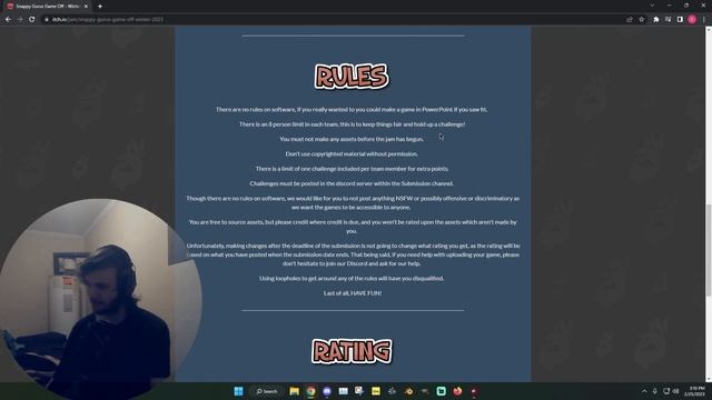 New Game Jam Starting! Snappy Gurus Game Off Winter 2023 смотреть онлайн