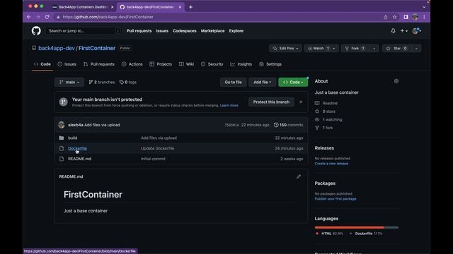 Hosting a React App in Back4App Containers смотреть онлайн