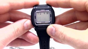 Часы Casio Illuminator W-201-1A [W-201-1AVEF] - обзор и инструкция от PresidentWatches.Ru