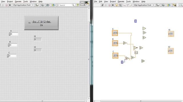 TUTORIAL - LabView Ecuación Cuadratica смотреть онлайн