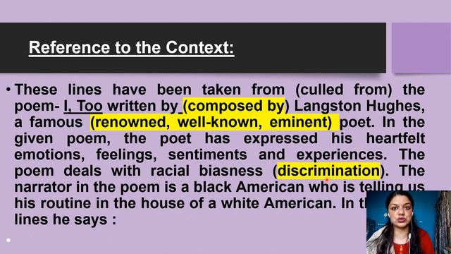 #I,TOO by #LANGSTON HUGHES #americanpoetry #black #poet #MAENGLISH #BA #GENERALENGLISH #SEM3 #PUCHD смотреть онлайн