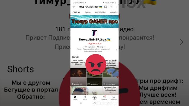 разоблачение на Тимура геймер про