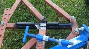 Мотоблок Салют 5, переделка покупной бороны!