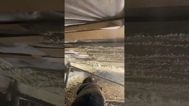 Утепление пеной ппу Пола дома на свайном фундаменте