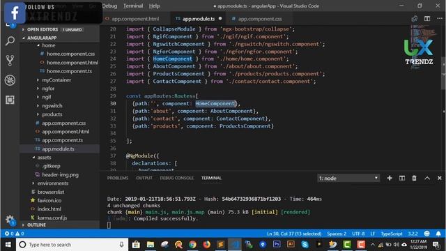 Routing in Angular | Angular Routes | RouterLink | Angular 6 Tutorial in Hindi (2023) [#16] смотреть онлайн