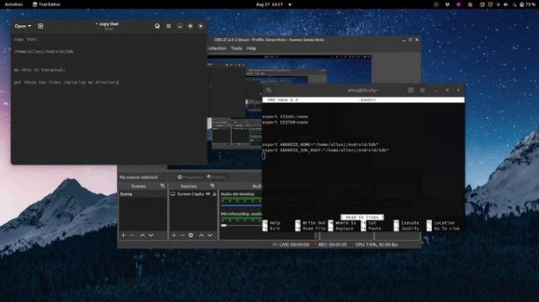 process for avd emulator has terminated erorr in Android Studio on Linux