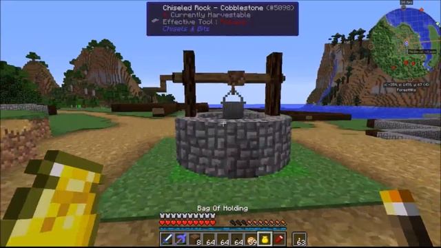 Modded Minecraft: Lighlty sprinkled: Chisel and bits water well (ep07) смотреть онлайн