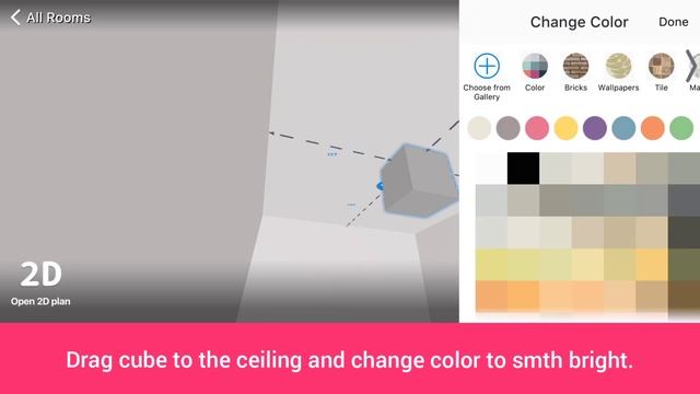 How to set ceiling heights: Room Planner tutorial смотреть онлайн