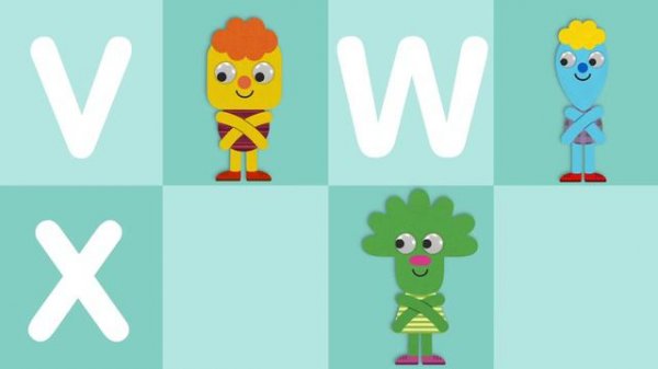 The Alphabet Chant - Kids Songs - Super Simple Songs