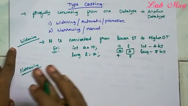 Type casting in java || 15 || JAVA COURSE in telugu смотреть онлайн