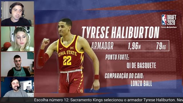 NBA DRAFT 2020 AO VIVO! Live com react e análise das escolhas смотреть онлайн