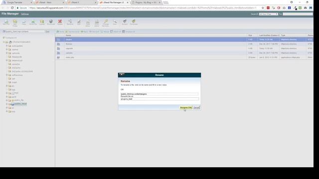 Wordpress : How to Deactivate All Plugins in File Manager - When Not Able to Access WP Admin смотреть онлайн