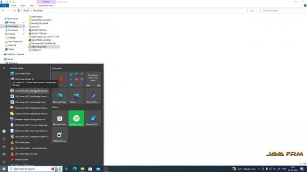 Microsoft SQL Server 2022 Developer Edition Installation on Windows 10 and connect from SSMS, sqlcm
