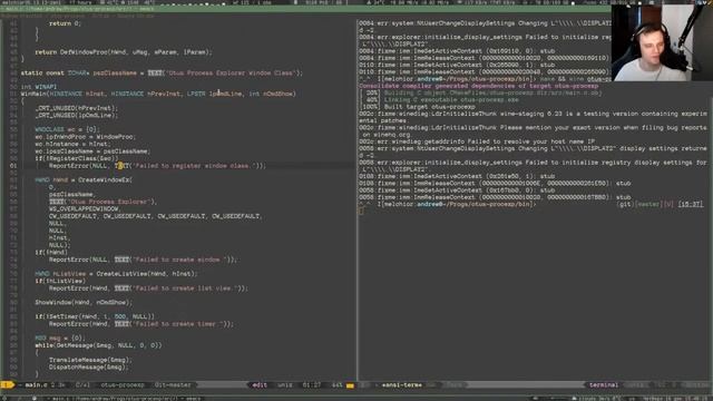 WinAPI: пишем GUI приложение на C и кросскомпилируем из-под Linux // курс «Программист С» смотреть онлайн