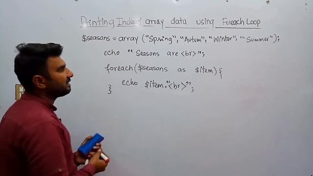 Foreach loop with indexed array in PHP (Hindi | Urdu) смотреть онлайн