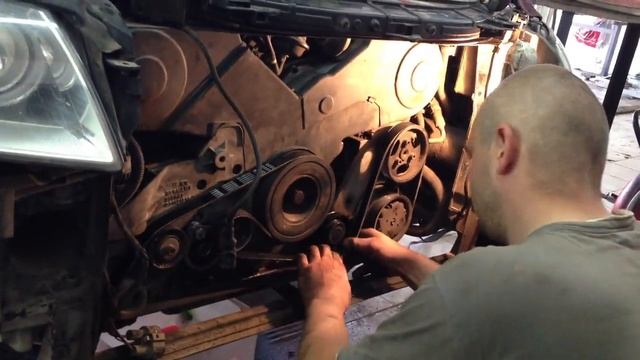 Замена ремня ГРМ на Ауди А8(GGA-Автосервис г.Москва)