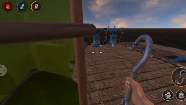 2 ЭТАЖ для нашего дома НА ПЛОТУ В ОТКРЫТОМ ОКЕАНЕ! | Raft Survival Online смотреть онлайн