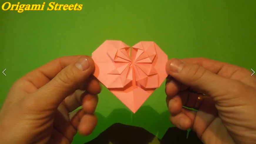 Оригами сердце из бумаги.mp4 смотреть онлайн