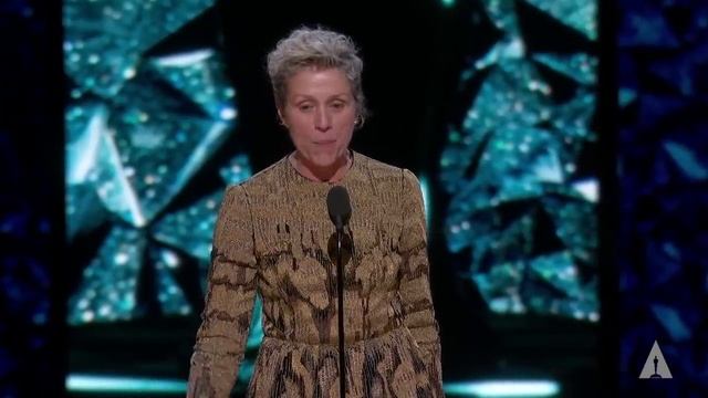 Frances McDormand wins Best Actress смотреть онлайн