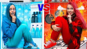 ХОЛОДНЫЕ или ГОРЯЧИЕ ПРЯТКИ ЧЕЛЛЕНДЖ! Победитель ПОЛУЧИТ 50000р! Прячемся в Парке Развлечений