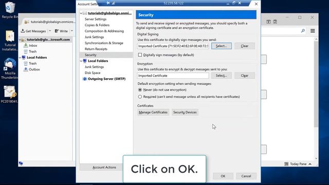 How to install S/MIME Certificate in Mozilla Thunderbird смотреть онлайн