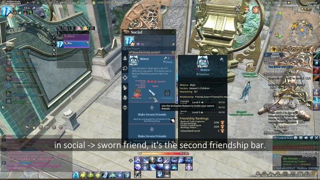Sworn Friends guide - teleport to friend, stat boost, level friendship (Swords of Legends Online) смотреть онлайн