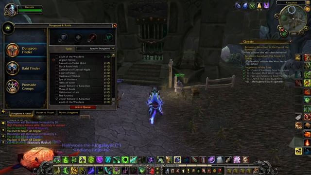 World of Warcraft Return to Karazhan: The Tower of Power Dungeon Legion Quest Guide смотреть онлайн
