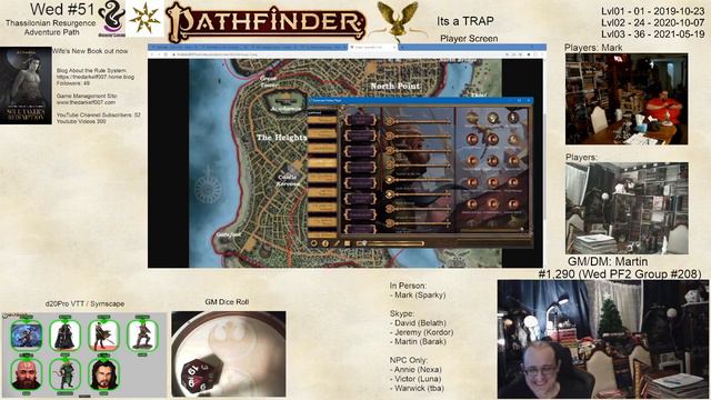 TRAP Wed#051 Lvl3 - Pathfinder 2, Curse of the Crimson Throne, Edge of Anarchy #9 - смотреть онлайн