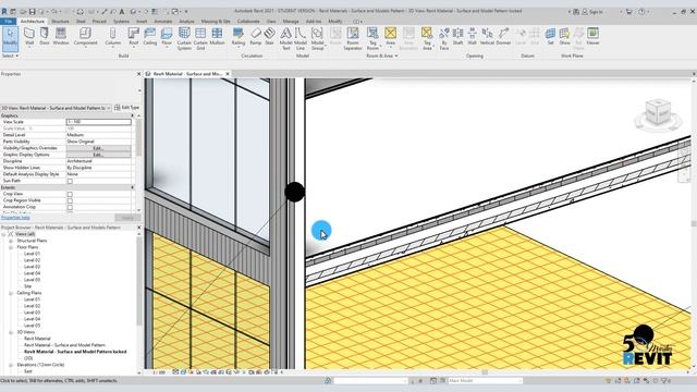 Revit Material - Cut Pattern and Surface Pattern смотреть онлайн