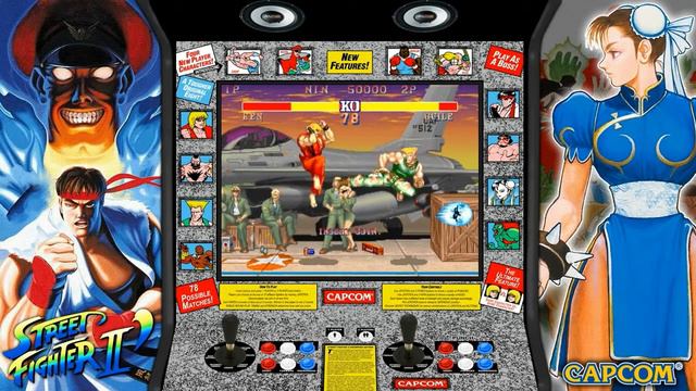 MAME Bezel Artwork - Street Fighter 2 - Arcade - MAME Emulator