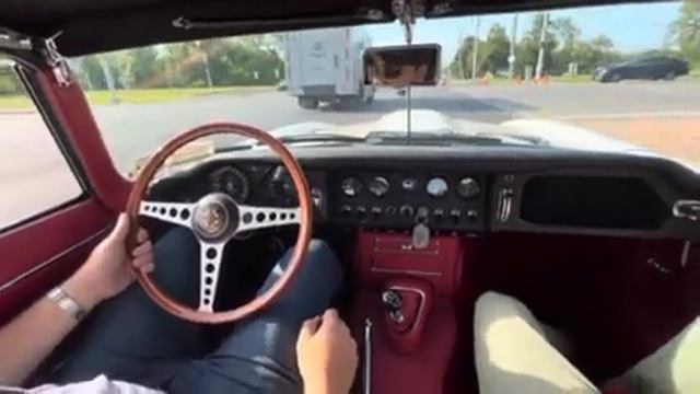 1967 XKE series 1 Jaguar driving video Eric Lux -2 смотреть онлайн