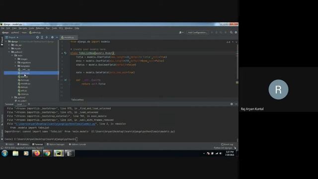 Python Training ||Batch 02|| Day 14|| CAREER DREAMS EDUCATIONS|| TECHNOPHILIA1.0|| смотреть онлайн