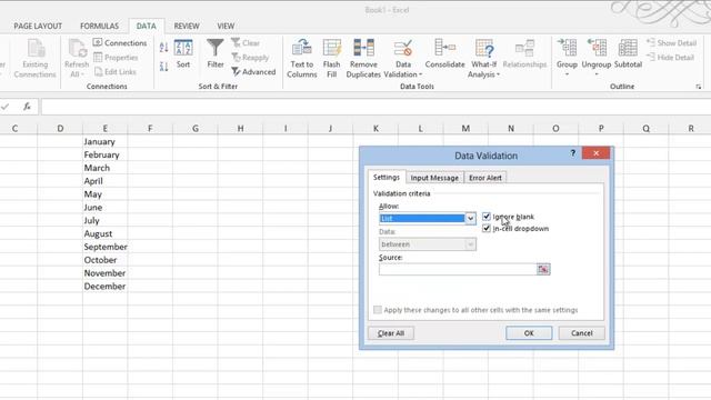 How to Create a Drop Down Validation List in Microsoft Excel смотреть онлайн