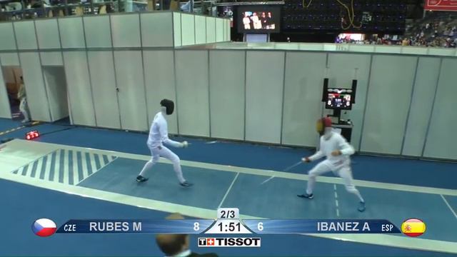 FE M E Individual Leipzig GER World Championships 2017 T64 24 blue RUBES CZE vs IBANEZ ESP смотреть онлайн